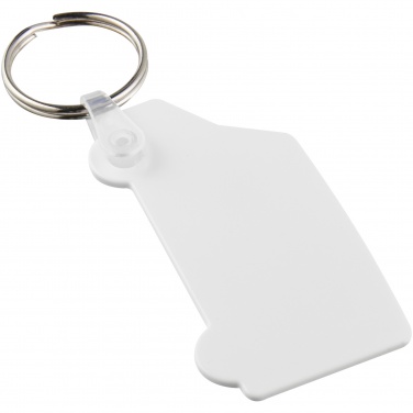 Logotrade promotional product picture of: Tait van-shaped recycled keychain